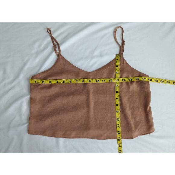 AMERICAN EAGLE Peach Cami Crop Top Size Small - Picture 9 of 9